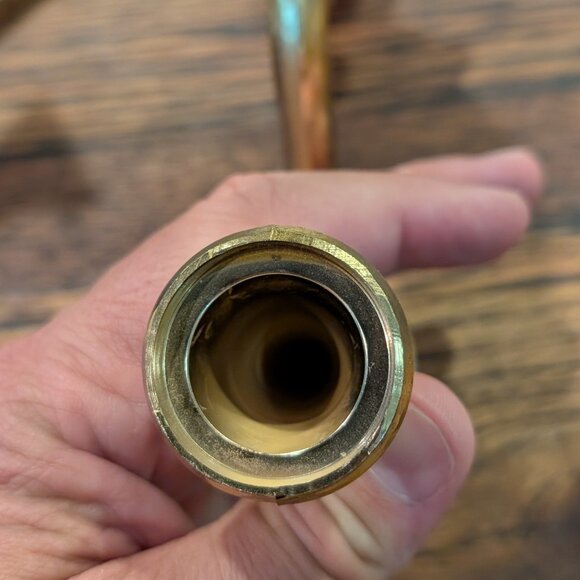 Vtg Pair Of Syroco 4189 Homco Gold Tone Wall Sconces Candle Holders - Picture 10 of 10